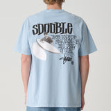 S DOUBLE TEE - PINTAILS / WASHED BLUE