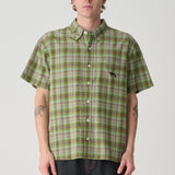 S-DOUBLE S/S SHIRT - BLEND CHECK SHIRT