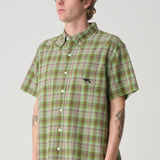 S-DOUBLE S/S SHIRT - BLEND CHECK SHIRT