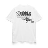 SDOUBLE - T-SHIRT - WORLD WIDE ROOTS / WHITE