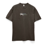 S DOUBLE TEE - SHIELD TEE / WASHED BROWN