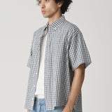 S DOUBLE S/S SHIRT - CLASSIC GINGHAM S/S SHIRT