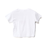 M/SF/T TEE - CHERRY RYPE RIB TEE / SOLID WHITE