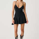 M/SF/T DRESS - DE MUUD KNITTED DRESS / BLACK