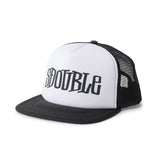 S-DOUBLE CAP - MID BLOCK FOAM TRUCKER / BLACK