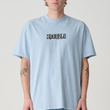 S DOUBLE TEE - PINTAILS / WASHED BLUE