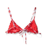 M/SF/T BIKINI TOP - PARADISO TRIANGLE BIKINI TOP / CHERRY