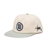 S-DOUBLE CAP - S-DOT SNAPBACK / SAGE GREEN