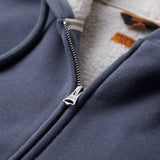 SUPERDRY HOODIE - ESSENTIAL BORG LINED ZIP HOOD