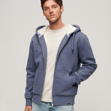 SUPERDRY HOODIE - ESSENTIAL BORG LINED ZIP HOOD