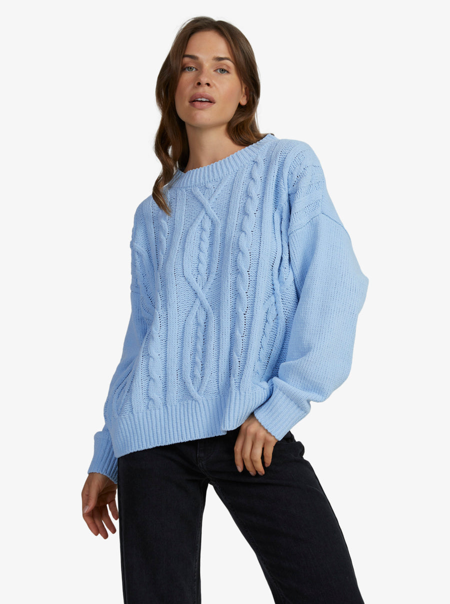 ROXY KNIT - MISSING THE WAVES / BEL AIR BLUE