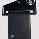 VOLCOM SLIM STONE WALLET - BLACK