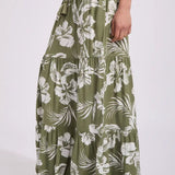 VOLCOM SKIRT - VIPER MAXI SKIRT / MOSS