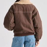 WRANGLER - CARRIE BOMBER JACKET - JACKET BROWN