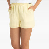 HURLEY SHORTS - TEXTURED BEACH SHORT / PASTEL YELLOW