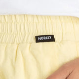 HURLEY SHORTS - TEXTURED BEACH SHORT / PASTEL YELLOW