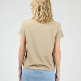 ALL ABOUT EVE T-SHIRT - YOUNG HEARTS REGULAR / STONE