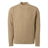 NO EXCESS KNIT - PULLOVER CREWNECK RIB KNIT / STONE
