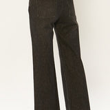 AMUSE JEANS - GABI CROP FLARE DENIM PANT WASHED BLACK