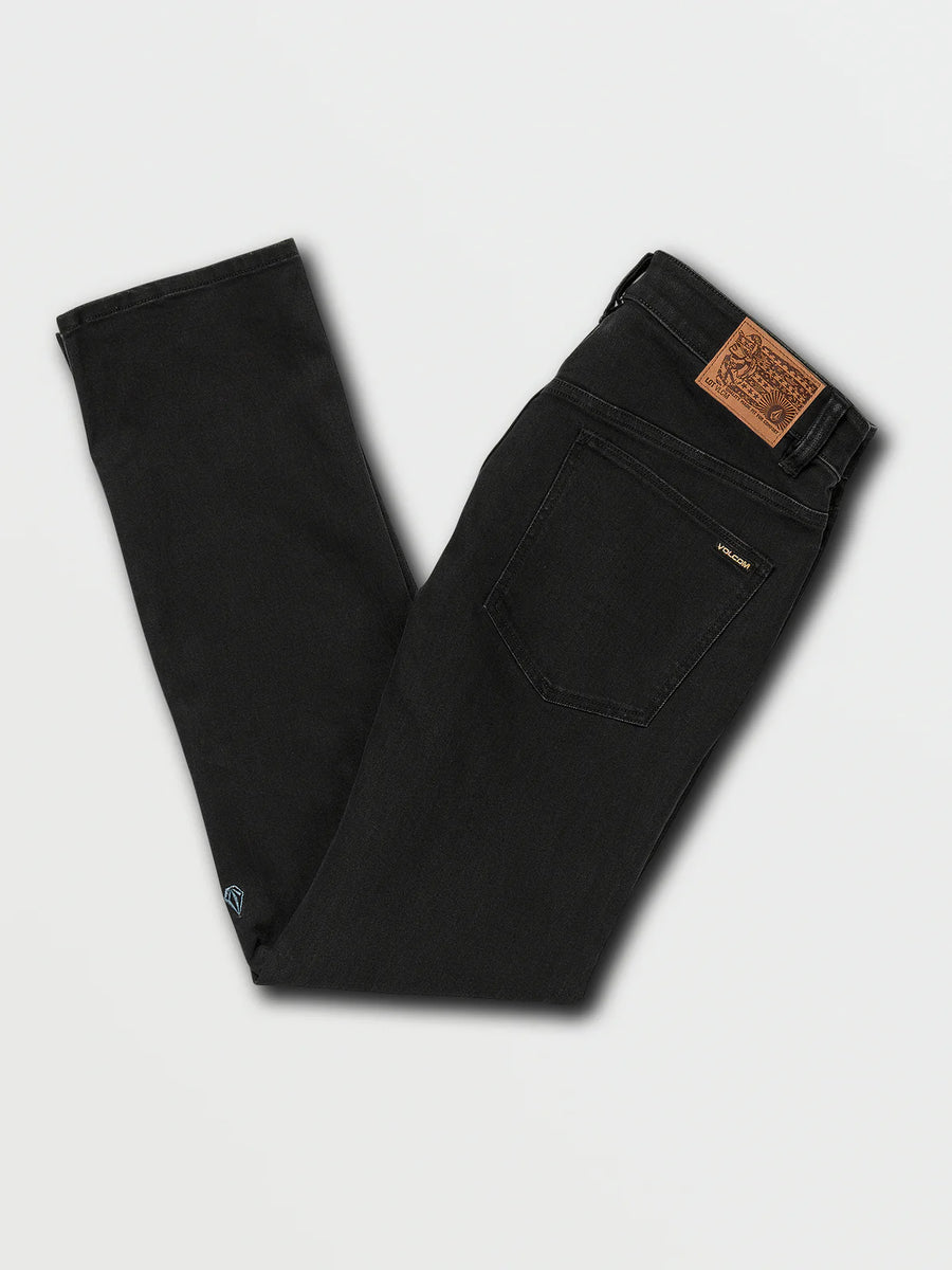 VOLCOM JEANS - SOLVER BLACK OUT