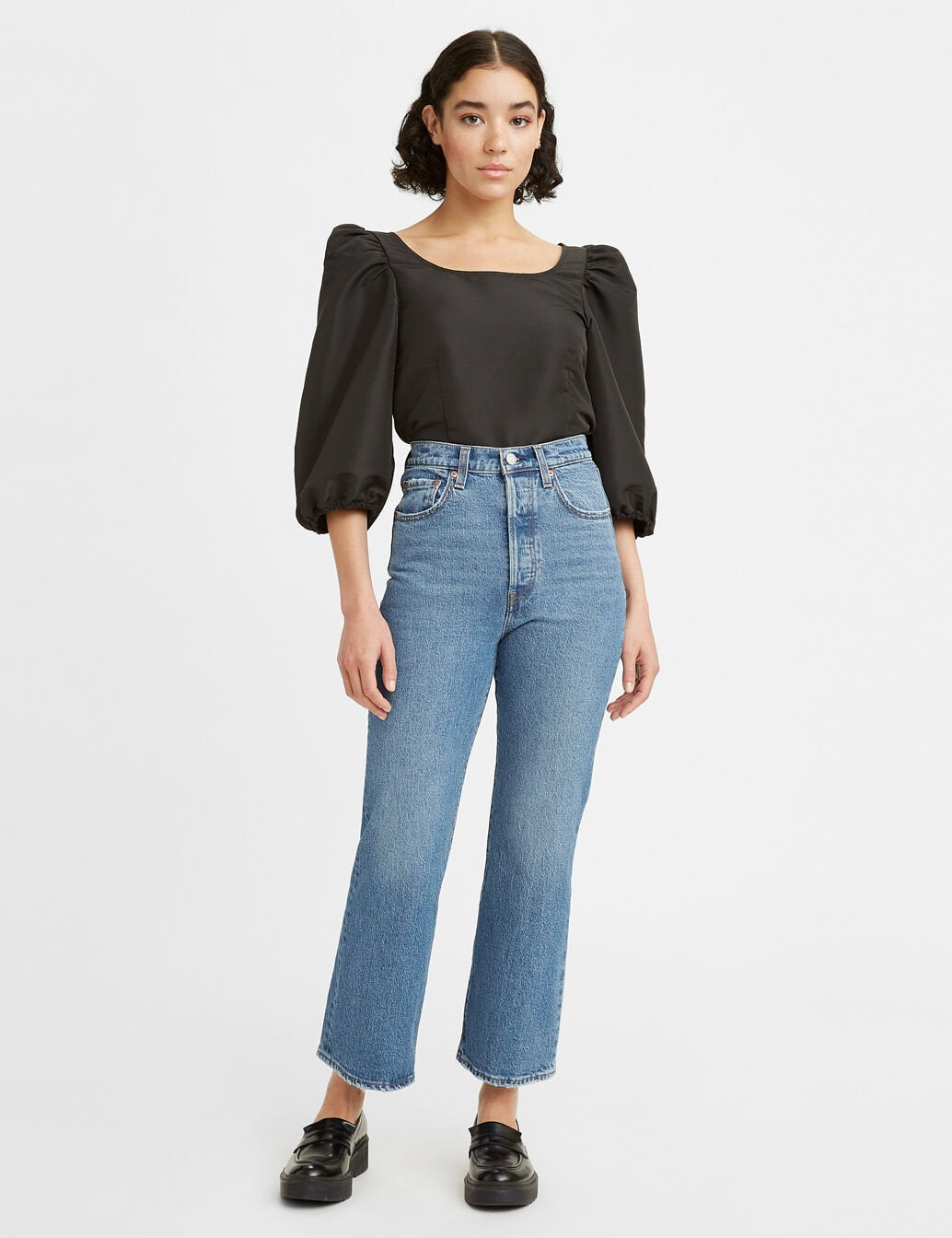 LEVIS JEANS - RIBCAGE BOOTCUT CROPPED