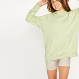 VOLCOM HOODIE - TRULY STOKED BF PULLOVER / SAGE