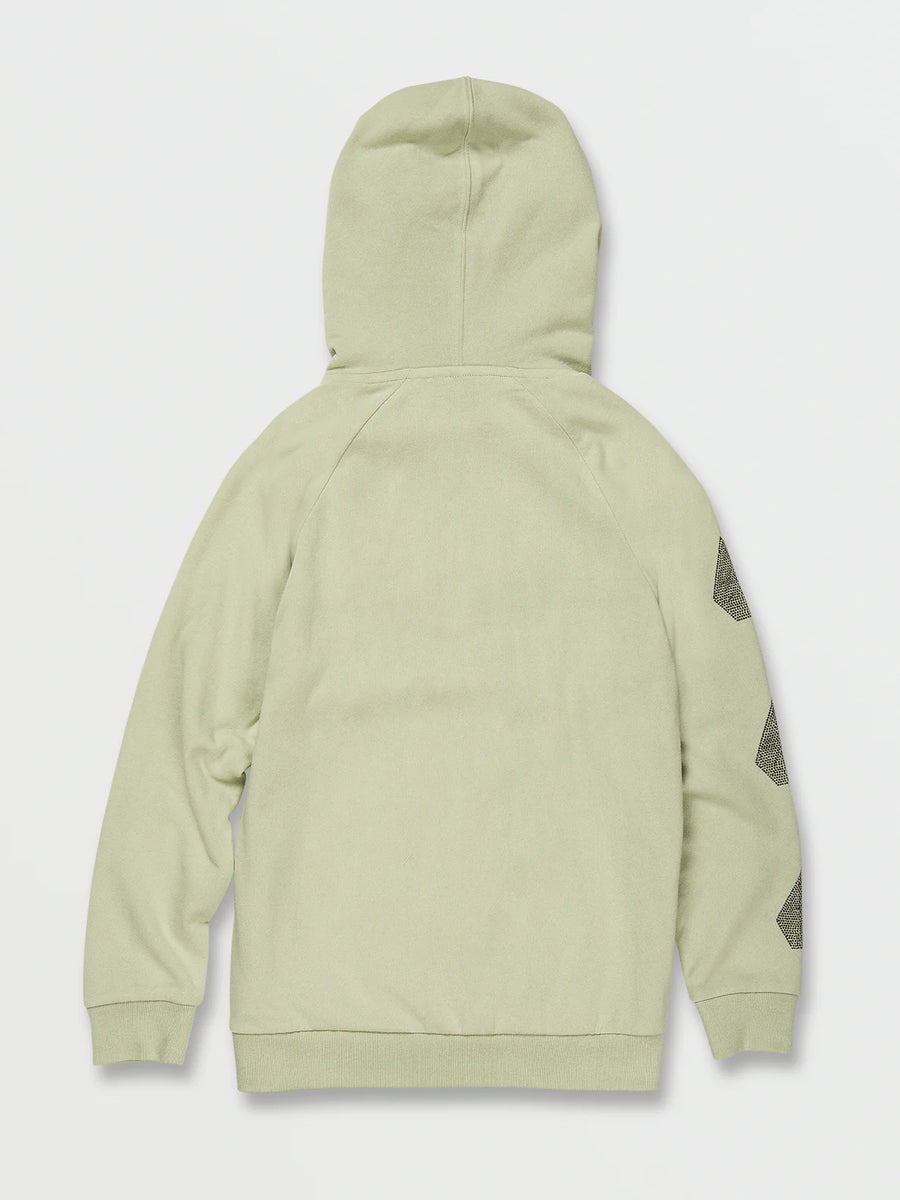 VOLCOM HOODIE - TRULY STOKED BF PULLOVER / SAGE