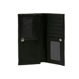 BILLABONG PU LEATHER WALLET - BUTTERCUP WALLET / BLACK