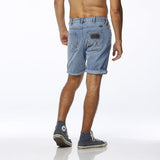 WRANGLER DENIM SHORTS - SPENCER BLUE GROOVE
