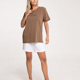 HURLEY TEE - CURSIVE TEE / PORTOBELLO
