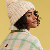 ROXY BEANIE - OPAL OCEAN / TAPIOCA