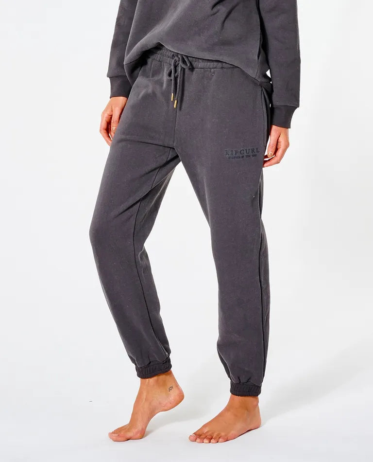 RIPCURL TRACKPANTS - PREMIUM SURF TRACKPANT / WASHED BLACK