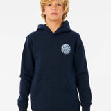 RIPCURL HOODIE - WETSUIT ICON HOOD BOYS / NAVY