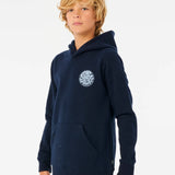 RIPCURL HOODIE - WETSUIT ICON HOOD BOYS / NAVY