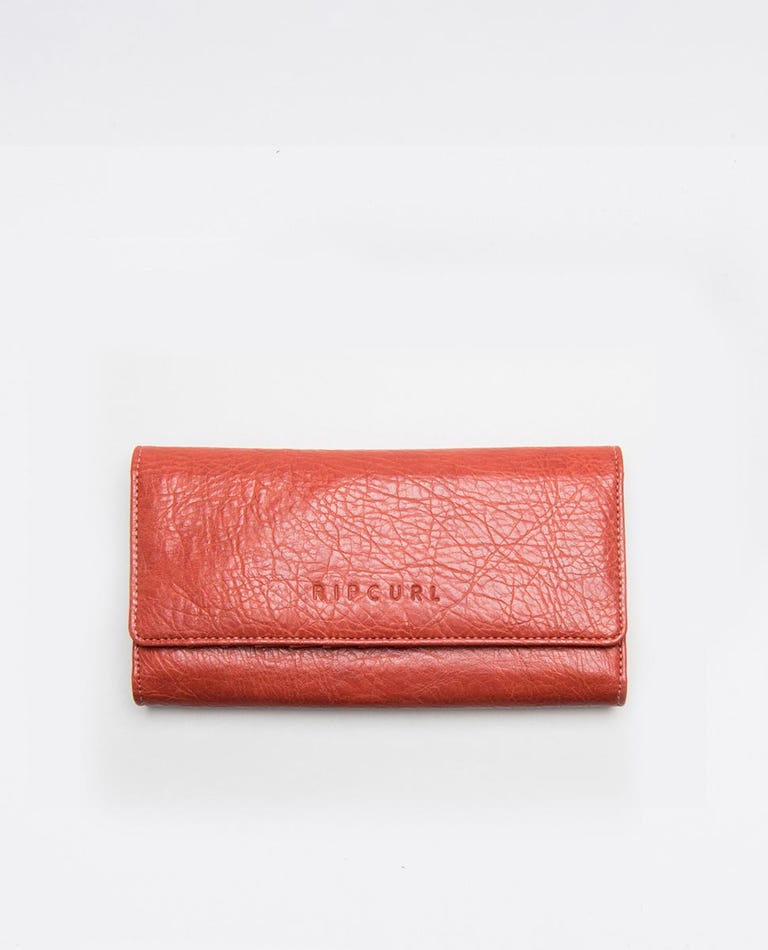 RIPCURL WALLET - SPICE TEMPLE PHONE RUST