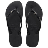 HAVAIANAS - SLIM CRYSTAL BLK