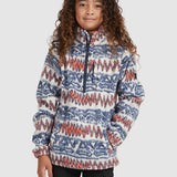 BILLABONG YOUTH JACKET - BOUNDARY MOCK NECK JACKET / DUSTY BLUE